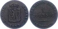 Anhalt-Dessau Pfennig Leopold Friedrich 1817-1871. -