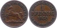 Braunschweig-Wolfenbüttel Pfennig Wilhelm 1831-1884. -