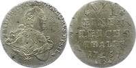 Brandenburg-Bayreuth 1/6 Taler Friedrich 1735-1763. -