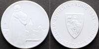 Reformation Weiße Porzellanmedaille 1 500. Geburtstag von Martin Luther 1983. -
