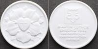 Reformation Weiße Porzellanmedaille 1 500. Geburtstag von Martin Luther 1983. -