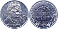 Reformation USA. St. Louis. Aluminiummedaille 500. Geburtstag von Martin Luther 1983. -