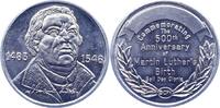 Reformation USA. St. Louis. Aluminiummedaille 500. Geburtstag von Martin Luther 1983. -