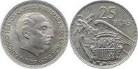 Spanien 25 Peseten Franco 1939-1975. -