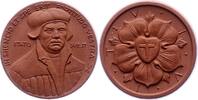 Reformation Porzellanmedaille 500. Geburtstag von Martin Luther 1983. -
