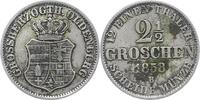 Oldenburg 2 1/2 Groschen Nicolaus Friedrich Peter 1853-1900. -