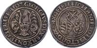 Sachsen-Kurfürstentum 1/2 Taler Johann Friedrich und Georg 1534-1539. -