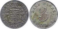 Sachsen-Coburg-Gotha 3 Kreuzer Ernst I. 1806-1844. -