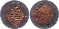 Sachsen-Weimar-Eisenach 3 Gute Pfennige Anna Amalia 1758-1775. -