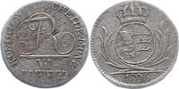 Württemberg 6 Kreuzer Friedrich I. 1806-1816. -