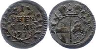 Fulda-Bistum Pfennig Amand von Buseck 1737-1756. -