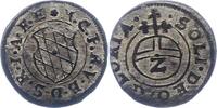 Bayern Halbbatzen Maximilian I., als Kurfürst 1623-1651. -