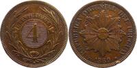 Uruguay 4 Centismos Republik seit 1830. -