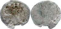 Henneberg, Grafschaft Einseitiger Pfennig zu 3 Heller Wilhelm V. 1495-1559. -