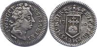 Jülich-Berg Silberabschlag von den Stempeln des 1/4 Dukaten Johann Wilhelm II. 1679-1716. -