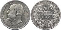 Bulgarien 50 Stotinki Ferdinand 1887-1918. -