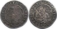 Sachsen-Albertinische Linie 1/2 Taler Christian II., Johann Georg I. und August 1601-1611. -