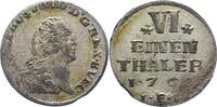 Pommern-unter schwedischer Besetzung 1/6 Taler Adolph Friedrich 1751-1771. -