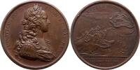 Frankreich Bronzemedaille Ludwig XV. 1715-1774. -