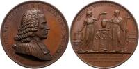 Frankreich Bronzemedaille Louis XVIII. 1814-1824. -
