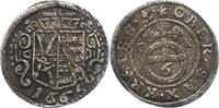 Sachsen-Albertinische Linie 6 Pfennig Johann Georg II. 1656-1680. -