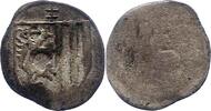 Einseitiger Pfennig 1465-1482 Sachsen-Markgrafschaft Meißen Kurfürst Ernst, Albrecht und Wilhelm III. 1465-1482. Prägeschwäche, fast sehr schön