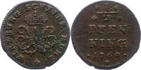 Würzburg-Bistum 1/2 Pfennig 1760 Adam Friedrich von Seinsheim 1755-1779.... 14,00 EUR  plus 6,00 EUR verzending