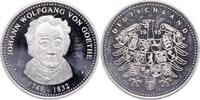 Personenmedaillen Medaille Goethe, Johann Wolfgang von *1749 Frankfurt, +1832. -