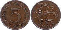 Estland 5 Senti Republik 1918-1941. -