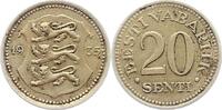 Estland 20 Senti Republik 1918-1941. -