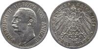 Anhalt 3 Mark Friedrich II. 1904-1918. -