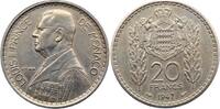 Monaco 20 Francs Louis II. 1922-1949. -