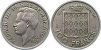Monaco 100 Francs Rainier III. 1949 - 2005. -