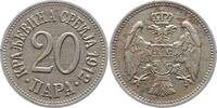 Serbien 20 Para Peter I. 1903-1918. -