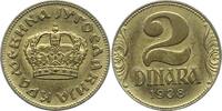 Jugoslawien 2 Dinara Peter II. 1934-1945. -