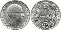 Jugoslawien 10 Dinara Peter II. 1934-1945. -