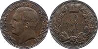 Serbien 10 Para Milan IV. Obrenowitsch 1868-1882. -