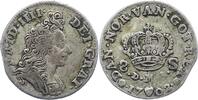 Dänemark 8 Skilling Frederik IV. 1699-1730. -