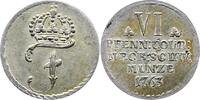 Mecklenburg-Schwerin 6 Pfennig Friedrich 1756-1785. -