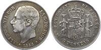 Spanien 5 Pesetas Alfons XII. 1874-1885. -