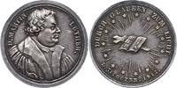 Reformation Dresden. Silbermedaille 300-Jahrfeier der Reformation 1817. -
