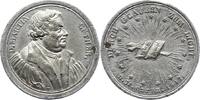 Reformation Dresden. Zinnmedaille mit Kupferstift 300-Jahrfeier der Reformation 1817. -
