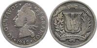 Dominikanische Republik 10 Centavos Republik seit 1865. -