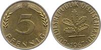 Münzen der Bundesrepublik Deutschland 5 Pfennig Mark 1945-2001. -