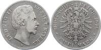 Bayern 2 Mark Ludwig II. 1864-1886. -