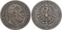 Preußen 2 Mark Wilhelm I. 1861-1888. -