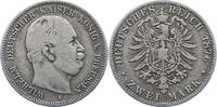Preußen 2 Mark Wilhelm I. 1861-1888. -