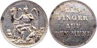 Gelegenheitsmedaillen Silberne Whistermarke Medaillen von Daniel Friedrich Loos. -