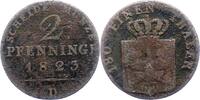 Brandenburg-Preußen 2 Pfennig Friedrich Wilhelm III. 1797-1840. -