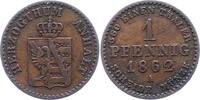 Anhalt-Dessau Pfennig Leopold Friedrich 1817-1871. -